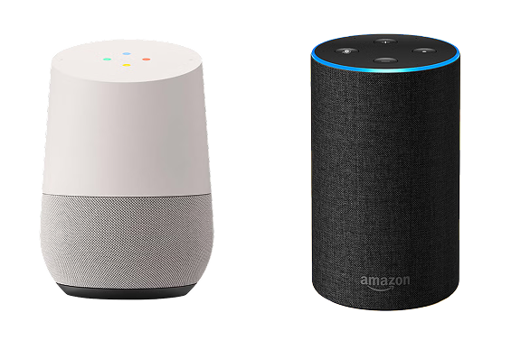 Amazon Alexa and Google Home